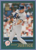 2001 Topps Base Set #491 David Justice