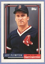 1992 Topps Debut 91 #140 Jeff Plympton
