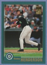 2001 Topps Base Set #105 Rickey Henderson
