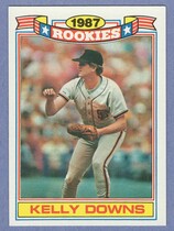 1988 Topps Rookies #19 Kelly Downs