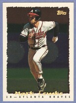 1995 Topps Cyberstats #278 Mark Lemke