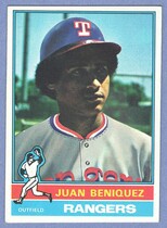 1976 Topps Base Set #496 Juan Beniquez