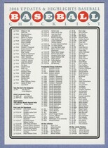 2008 Topps Update #CL3 Checklist Red