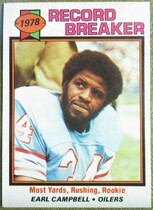 1979 Topps Base Set #331 Earl Campbell