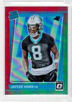 2021 Donruss Optic Rated Rookie Preview Red & Green #329 Jaycee Horn