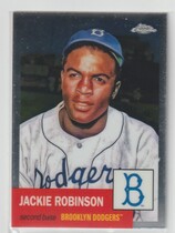 2022 Topps Chrome Platinum Anniversary #42 Jackie Robinson