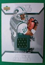 2006 Upper Deck Rookie Futures Jerseys #RFWA Leon Washington