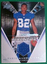 2008 Upper Deck Rookie Jerseys #UDRJ-MM Mario Manningham