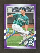 2021 Topps Purple Meijer Series 2 #366 Yusei Kikuchi