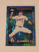 2024 Topps Chrome Update Blue & Green Lava Lamp Refractor #USC114 Jack Flaherty