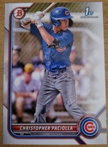 2022 Bowman Draft #BD-185 Christopher Paciolla