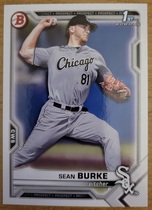 2021 Bowman Draft #BD-4 Sean Burke