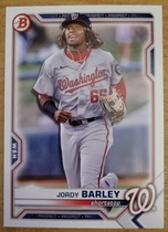 2021 Bowman Draft #BD-6 Jordy Barley