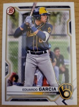 2021 Bowman Draft #BD-22 Eduardo Garcia