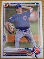 2021 Bowman Draft #BD-35 Drew Gray