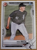 2021 Bowman Draft #BD-43 Wes Kath