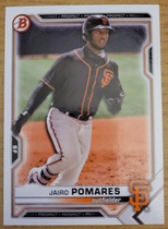 2021 Bowman Draft #BD-45 Jairo Pomares