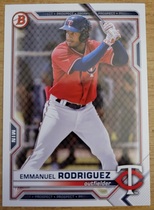 2021 Bowman Draft #BD-55 Emmanuel Rodriguez