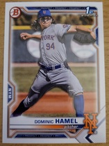 2021 Bowman Draft #BD-60 Dominic Hamel