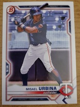 2021 Bowman Draft #BD-68 Misael Urbina