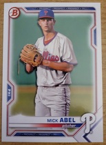 2021 Bowman Draft #BD-72 Mick Abel