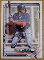 2021 Bowman Draft #BD-96 Freddy Valdez