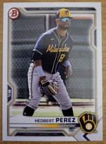 2021 Bowman Draft #BD-97 Hedbert Perez