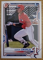 2021 Bowman Draft #BD-101 Aaron Zavala