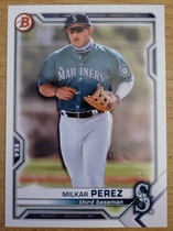 2021 Bowman Draft #BD-117 Milkar Perez
