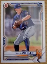 2021 Bowman Draft #BD-123 Calvin Ziegler