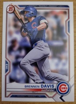 2021 Bowman Draft #BD-124 Brennen Davis