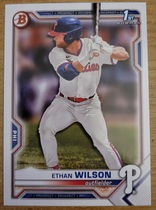 2021 Bowman Draft #BD-140 Ethan Wilson