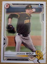 2021 Bowman Draft #BD-141 Jackson Wolf