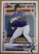 2021 Bowman Draft #BD-142 Jaden Hill