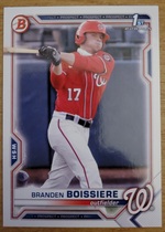 2021 Bowman Draft #BD-156 Branden Boissiere