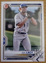 2021 Bowman Draft #BD-158 Asa Lacy