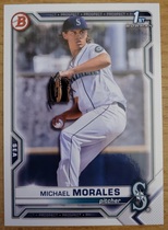 2021 Bowman Draft #BD-160 Michael Morales