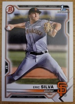 2021 Bowman Draft #BD-162 Eric Silva