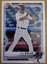 2021 Bowman Draft #BD-169 Jose Salas