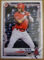 2021 Bowman Draft #BD-181 Arol Vera