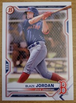 2021 Bowman Draft #BD-182 Blaze Jordan