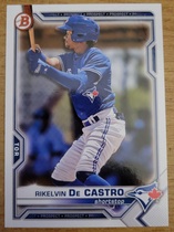 2021 Bowman Draft #BD-188 Rikelvin De Castro