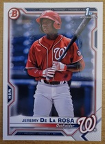 2021 Bowman Prospects #BP-25 Jeremy De La Rosa