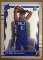 2021 Donruss Optic #197 Jaden Springer