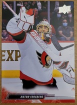 2022 Upper Deck Base Set #128 Anton Forsberg