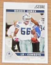 2011 Score Base Set #75 Bradie James