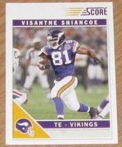 2011 Score Base Set #167 Visanthe Shiancoe