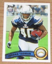 2011 Topps Base Set #325 Jordan Todman