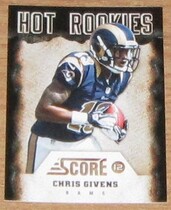2012 Score Hot Rookies #25 Chris Givens