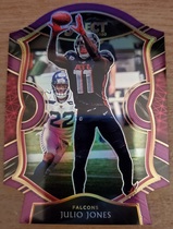 2020 Panini Select Purple Die-Cut Prizm #6 Julio Jones